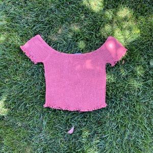 off the shoulder top